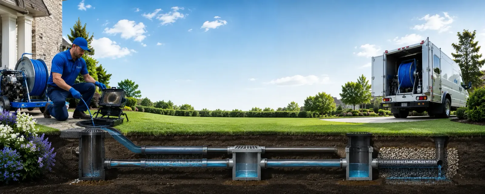 Outdoor drain cleaning information for South Park, PA